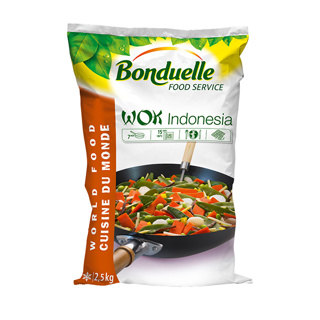 BONDUELLE WOK Indonesia zöldségkeverék 2,5 kg