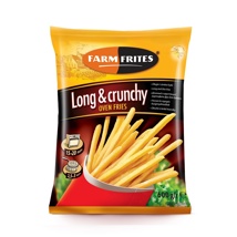 FARM Long&Crunchy hasábburgonya sütőben süth. 14x600g