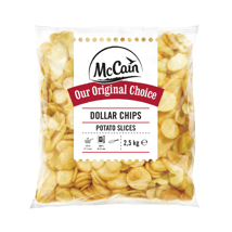 McCain Dollar Chips Potato Slices 2.5kg