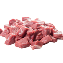 Szürkemarha kockázott hús (2-3kg/vac) ~20kg/#