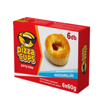 PizzaCups Mozzarella 360g (6x60g) 8csomag/#