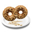 LA LORRAINE ring donut with hazelnut cream 48 pieces